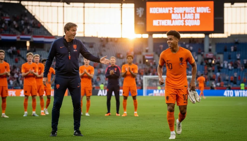 Koeman’ın Sürpriz Hamlesi: Noa Lang Hollanda Kadrosunda