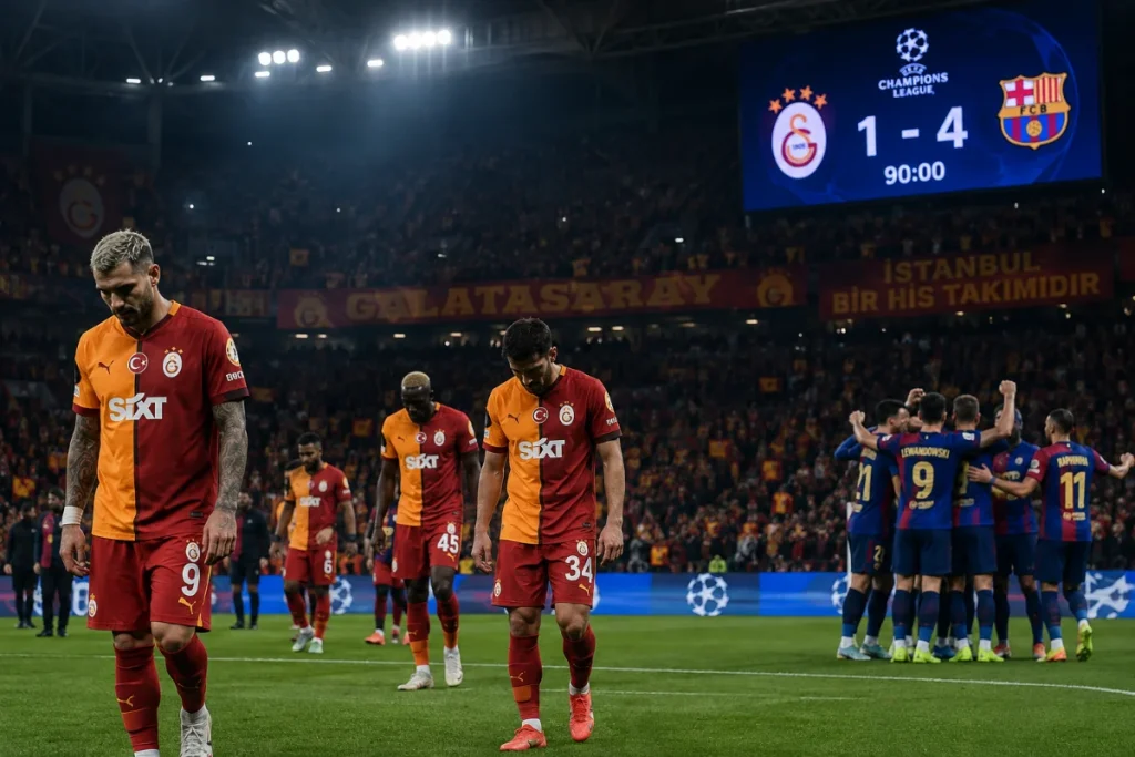 Avrupa Sahnesinde Acı Gerçekler: Galatasaray-Barcelona Maçı Analizi
