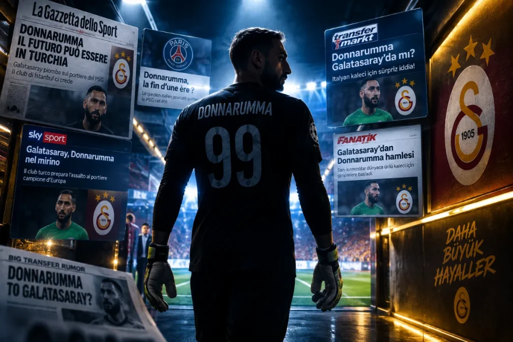 Galatasaray Transferde Vites Büyüttü: Kalede Donnarumma Sürprizi